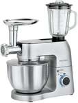 ProfiCook PC-KM 1189 Knetmaschine, 1500W, 8 Geschwindigkeitsstufen, Softanlauf,