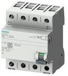 Siemens 5SV3346-4 FI-Schutzschalter, 4-polig, Typ B, kurzzeitverz&ouml;gert, 63A, 30mA,