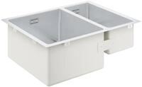 GROHE K700 Unterbau Edelstahlsp&uuml;le, 595x450mm, 1,5 Becken, links einbaubar,