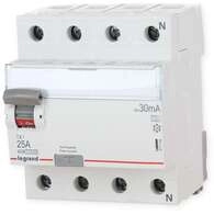 Legrand 411764 Fi-Schutzschalter, TX3, 25A, 4-Polig, 30mA, Typ-A
