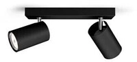 Philips myLiving Kosipo Spot, GU10, 5,5W, IP20, schwarz (915005531901)