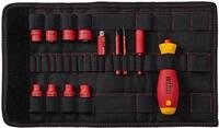 Wiha 7209NK2004 Schraubendreher und Steckschl&uuml;sseleinsatz 1/4 Set slimVario