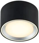 Nordlux Fallon Aufbaustrahler, IP20, 2700 K, 500 lm, schwarz/Stahl (47540103)
