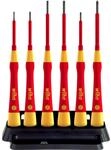 Wiha 2270P Feinschraubendreher-Set, PicoFinish&reg; electric, 7-teilig inkl. Halter
