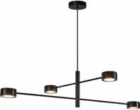 Nordlux Clyde Pendelleuchte, 16W, 350lm, 2700K, schwarz (2010803003)