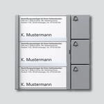 Siedle Vario TM 612-3 SM Tasten-Modul, silber-metallic (200035524-00)