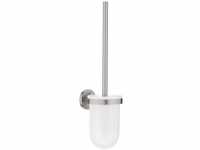 GROHE Essentials Accessoires Toilettenbürstengarnitur, Glas/Metall, supersteel