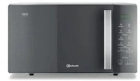 Bauknecht MW 254 SM Stand Mikrowelle, 48,3 cm breit, 900W, 25 L, Dynamic Steam,...