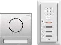 Gira 2406000 Einfamilienhaus-Paket Audio, System 106, Edelstahl