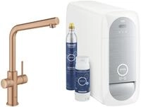 GROHE Blue Home L-Auslauf Starter Kit, Bluetooth/WIFI, warm sunset geb&uuml;rstet