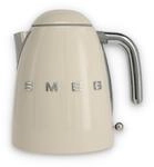 Smeg KLF03CREU 50s Style Wasserkocher, 2400W, 1,7L, Soft Opening Kannenverschluss,