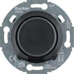 Berker 294411 Universal-Drehdimmer mit Zentralst&uuml;ck (R, L, C, LED), Serie 1930/Glas,