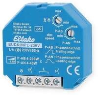 Eltako EUD61NPL-230V Universal Dimmschalter ohne N-Anschluss, f&uuml;r LED, Power MOSFET