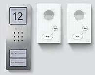 Siedle CAB 850-2 E/W Audio-Set Basic, 2 Ruftasten, edelstahl geb&uuml;rstet
