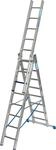 Krause 131652 Stabilo Vielzweck-Leiter +S, Aluminium, 3x8 Stufen