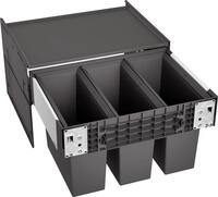 Blanco Select II 60/3 Abfallsammler, 3x 15L Eimer, grau (526204)