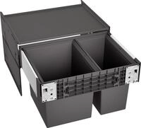 Blanco Select II 60/2 Abfallsammler, 1 x 30 L und 1 x 19 L Eimer, grau (526203)