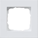 Gira 0211295 Abdeckrahmen f&uuml;r den flachen Einbau, 1-fach, System 55 E2, reinwei&szlig;