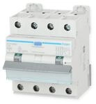 Hager ADX466D Fehlerstrom-Leitungsschutzschalter, FI/LS-Schalter, 4P 10kA C-16A 30mA