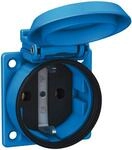 ABL Einbausteckdose SCHUKOplus, blau, IP54, mit Schraubanschluss (1561050)