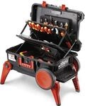 Wiha 9300-70103 Elektriker Werkzeugkoffer XXL III, 100-teiliges VDE Werkzeugset im