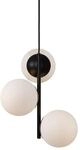 Nordlux Lilly Pendelleuchte, 3x40 Watt, IP20, E14, schwarz/wei&szlig; (48603003)