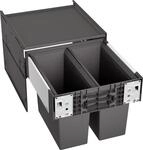 Blanco Select II 45/2 Abfallsammler, 2x 16L Eimer, grau (526200)