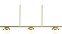 Nordlux Contina 3-Spot Pendelleuchte, 5 Watt, G9, Messing (2010953035)