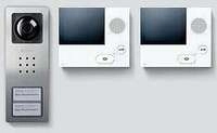 Siedle CVB 850-2 E/W Video-Set Basic, 2 Ruftasten, edelstahl geb&uuml;rstet