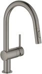 GROHE Minta Einhand-Sp&uuml;ltischbatterie, DN15, Hochdruck, C-Auslauf, herausziehbare