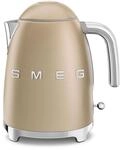 Smeg KLF03CHMEU 50s Style Wasserkocher, 2400 W, 1,7L, Soft Opening Kannenverschluss,