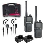 Alan Electronics Albrecht Tectalk Worker 3 PMR446 2er Kofferset, Einzel-Standlader,