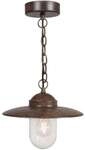 Nordlux Luxembourg Pendelleuchte, 60 Watt, IP33, E27, rostbraun (72805009)