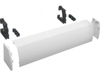 Hager FZ443N, Kabelrangierkanal, 3-feldig, aufsteckbar, HxBxT176x800x135 mm, RAL9010