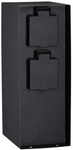 Paulmann Steckdosens&auml;ule Rio Zweifach IP44, anthrazit (94657)