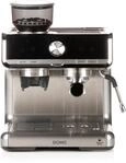 DOMO DO720K Espressomaschine mit Mahlwerk, 1500W, 2L Wassertank, 30 Mahlstufen,