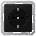 Jung A1520BFSWM SCHUKO Steckdose, 16 A, 250 V ~, Serie A, graphitschwarz matt