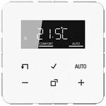 Jung TRDCD1790WW Raumtemperaturregler mit Display Standard, Serie CD, alpinwei&szlig;