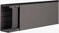Hager LF6011009011 Leitungsf&uuml;hrungskanal PVC, 60x110mm, L&auml;nge 2m, graphitschwarz