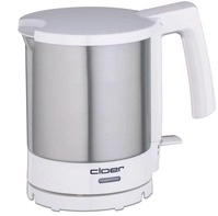 Cloer 4701 Wasserkocher, 2000W, 1,5l, wei&szlig;-edelstahl