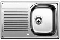 Blanco Tipo 45 S Compact Edelstahlsp&uuml;le, mit Ablauffernbedienung, Edelstahl