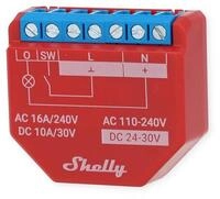 Shelly Plus 1PM Relais, Schalter, WLAN, Bluetooth, 1 Kanal 16 A, mit