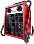 Eurom EK3201 Elektrischer Heizl&uuml;fter, 3000 W, IP24, &Uuml;berhitzungsschutz (332407)