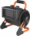 Eurom EK3K Still elektrische Werkstattheizung, 3000 Watt, Schwarz (340129)
