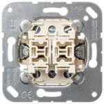 Jung 509-20U Wippschalter (Einsatz), Doppel-Wechsel, 20 AX 250 V ~