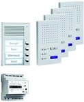 TCS PPAF04-EN/02 vorkonfigurierte T&uuml;rsprechanlage f&uuml;r 4 Wohneinheiten, Aufputz,