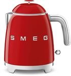 Smeg KLF05RDEU 50s Style Mini-Wasserkocher, 1400W, 0,8L, rot