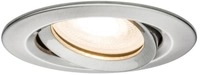 Paulmann Einbauleuchte Nova Plus schwenkbar IP65 rund 93mm 30&deg; GU5,3 / GU10 max. 35W