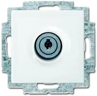 Busch-Jaeger 20 EUKBSL-914 SCHUKO Steckdosen-Einsatz mit Klappdeckel und Schloss,