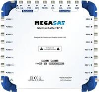 Megasat Multischalter, 9 Eing&auml;nge, 16 Ausg&auml;nge (0600153)